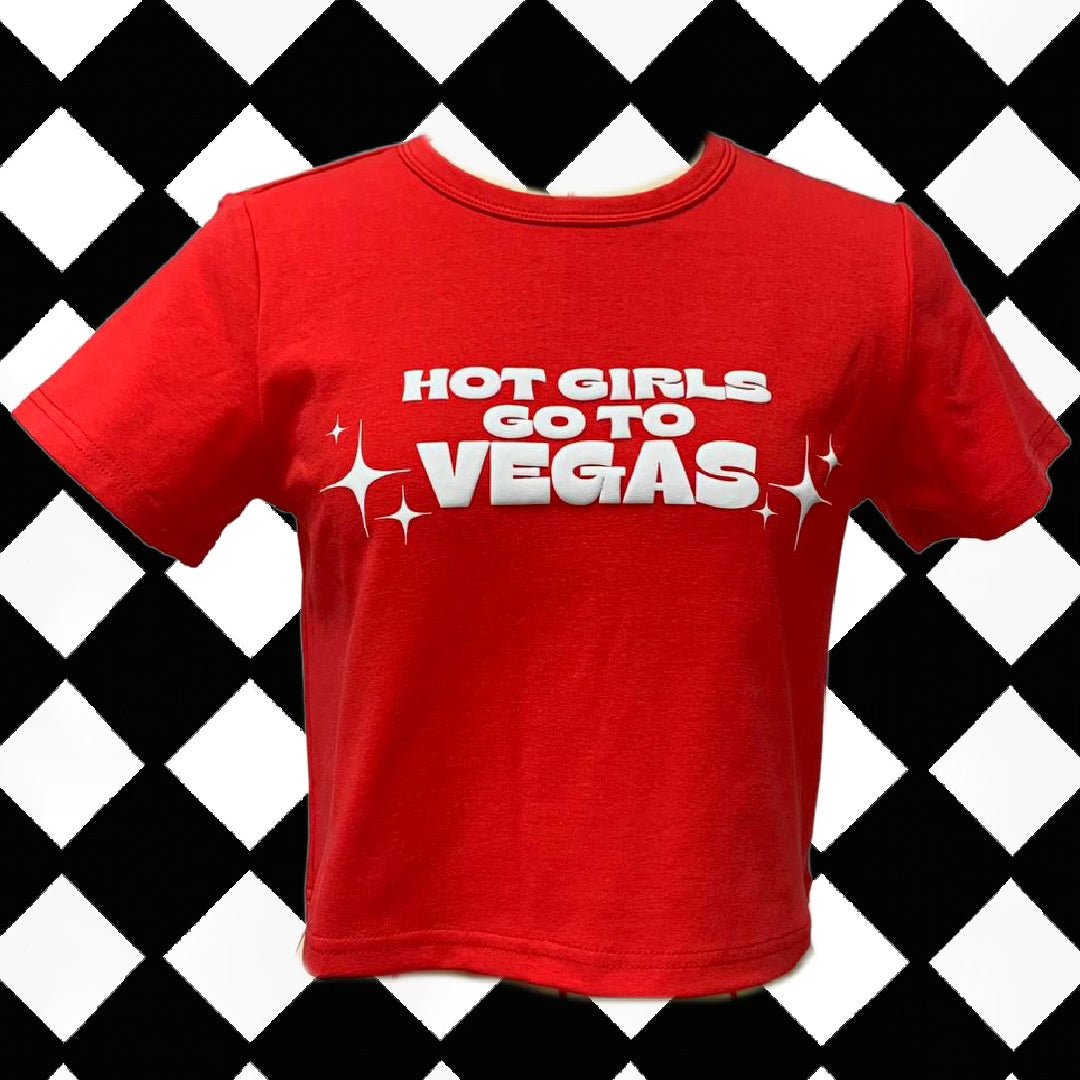 VEGAS BABY TEE - RED