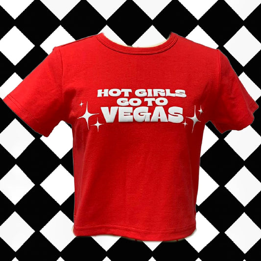 VEGAS BABY TEE - RED